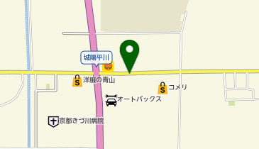 タイムズ城陽平川の地図画像