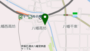 タイムズ石清水八幡宮駅前の地図画像