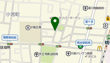 タイムズ天王寺松ヶ鼻の地図画像