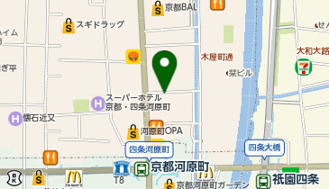 タイムズ四条木屋町北の地図画像