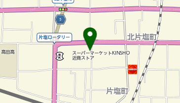 大和高田市市民交流センター駐車場の地図画像