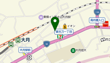 タイムズ大月第7の地図画像