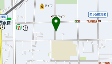 タイムズ西京極駅東第2の地図画像
