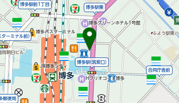 タイムズオリエンタルホテル福岡博多ステーションの地図画像