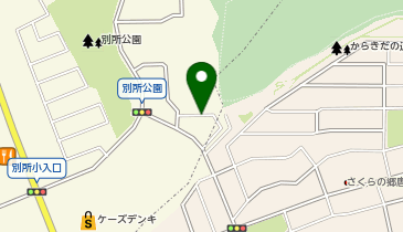 アメニティパーク多摩ニュータウン別所第2団地の地図画像