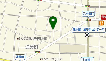 エースクエア八王子元本郷町第1の地図画像