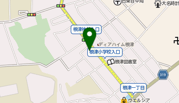 ビーフラット根津の地図画像