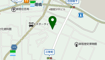 ビーフラット荒木町の地図画像
