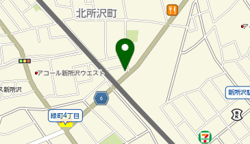 ビーフラット新所沢の地図画像