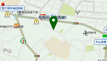 ビーフラット早稲田南町の地図画像