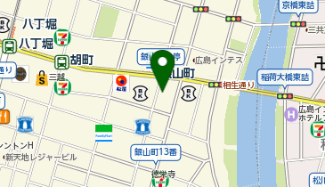 ビーフラット銀山町の地図画像