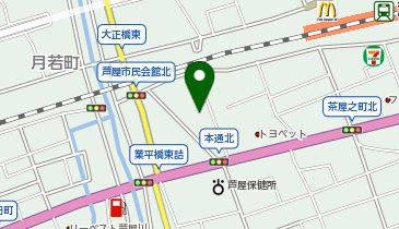 carboy芦屋業平町の地図画像
