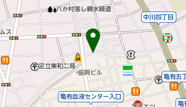ウェルカムパーク中川4丁目の地図画像