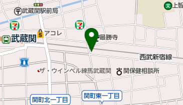 ウェルカムパーク関町東1丁目の地図画像