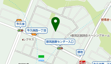デイリーパーク都築牛久保西の地図画像