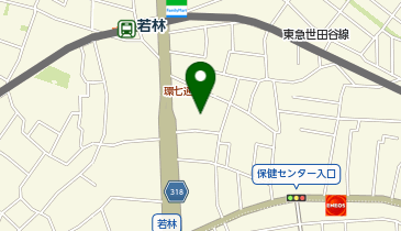 ウェルカムパーク世田谷若林no2の地図画像