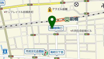 Dパーキング前橋駅南口の地図画像