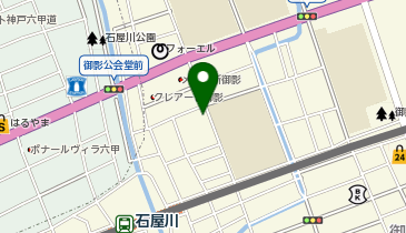 DSS365.com御影石町の地図画像