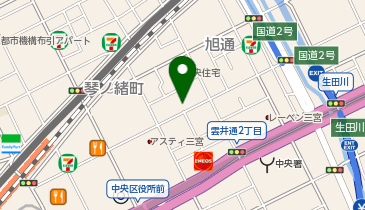 DSS365.comワンコインパーキング旭通りの地図画像