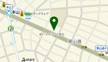 PARK INN 東山通の地図画像