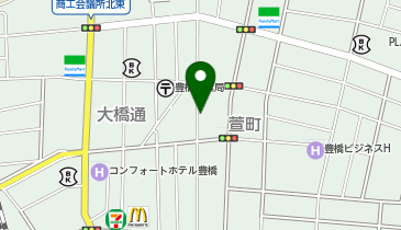 スパーク豊橋の地図画像