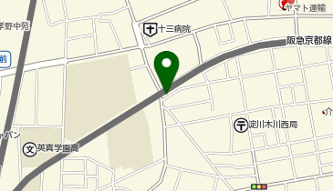Gパーク十三の地図画像
