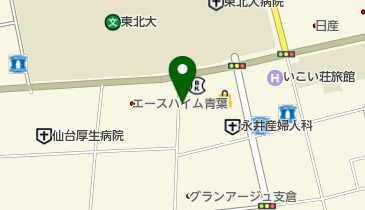 ホットハウス支倉第1パーキングの地図画像