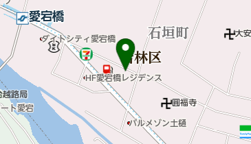 ホットハウス土樋第1パーキングの地図画像