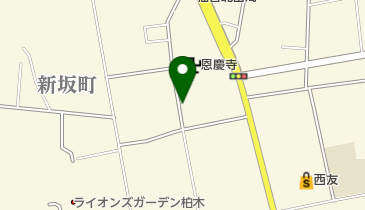 ホットハウス木町第1パーキングの地図画像