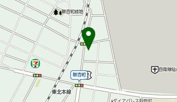 ホットハウス銀杏町第1パーキングの地図画像