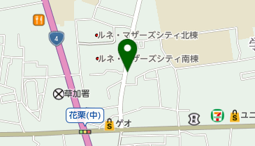 アイパーク草加花栗第1の地図画像