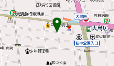 アイパーク大鳥居第1の地図画像