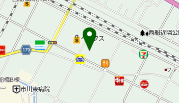 アイパークAOKI西船橋店の地図画像