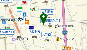 大和南第1駐車場の地図画像