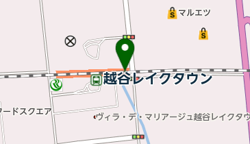 Parking in 越谷レイクタウン駅前の地図画像