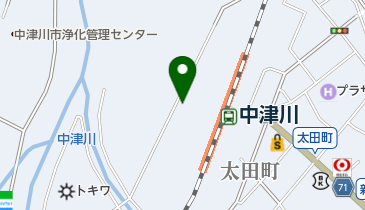 パーキング紅葉園中津川駅前の地図画像