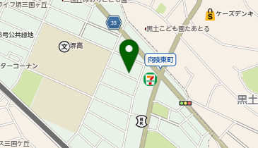 パーキングプレイス向陵東町の地図画像