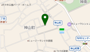神山町パーキングの地図画像