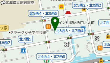 エムテックホテルマイステイス札幌アスペンパーキングの地図画像