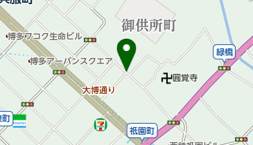 NBパーキング御供所町の地図画像