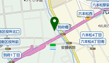 NBパーキング別府橋の地図画像