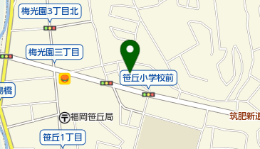 NBパーキング笹丘第3の地図画像