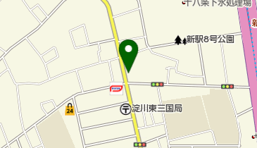 NBパーキング十八条の地図画像