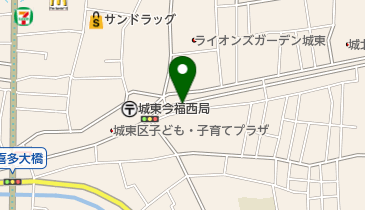 NBパーキング城東の地図画像