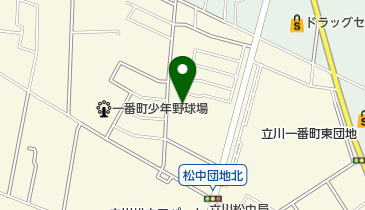 NBパーキング立川市一番町第2の地図画像