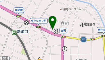 NBパーキングQR新湊の地図画像