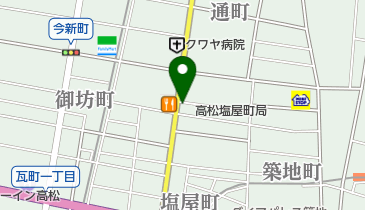 ナイスパーキング塩屋町102の地図画像