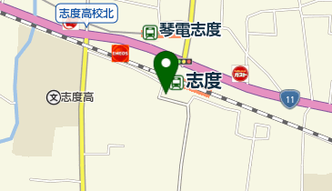 ナイスパーキングJR志度駅南111の地図画像