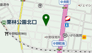 ナイスパーキング中野町120の地図画像