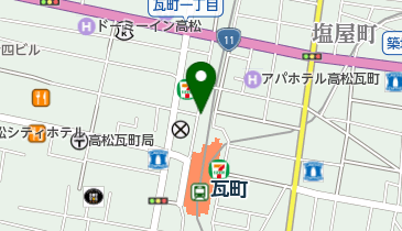 ナイスパーキング瓦町2丁目145の地図画像